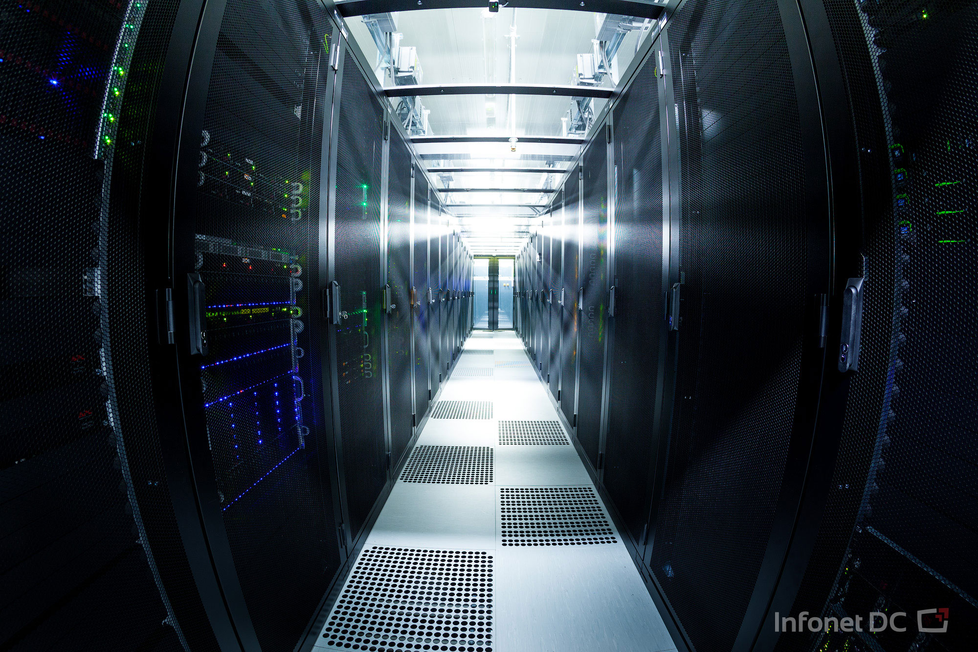 Server racks inside our Tallinn datacenter